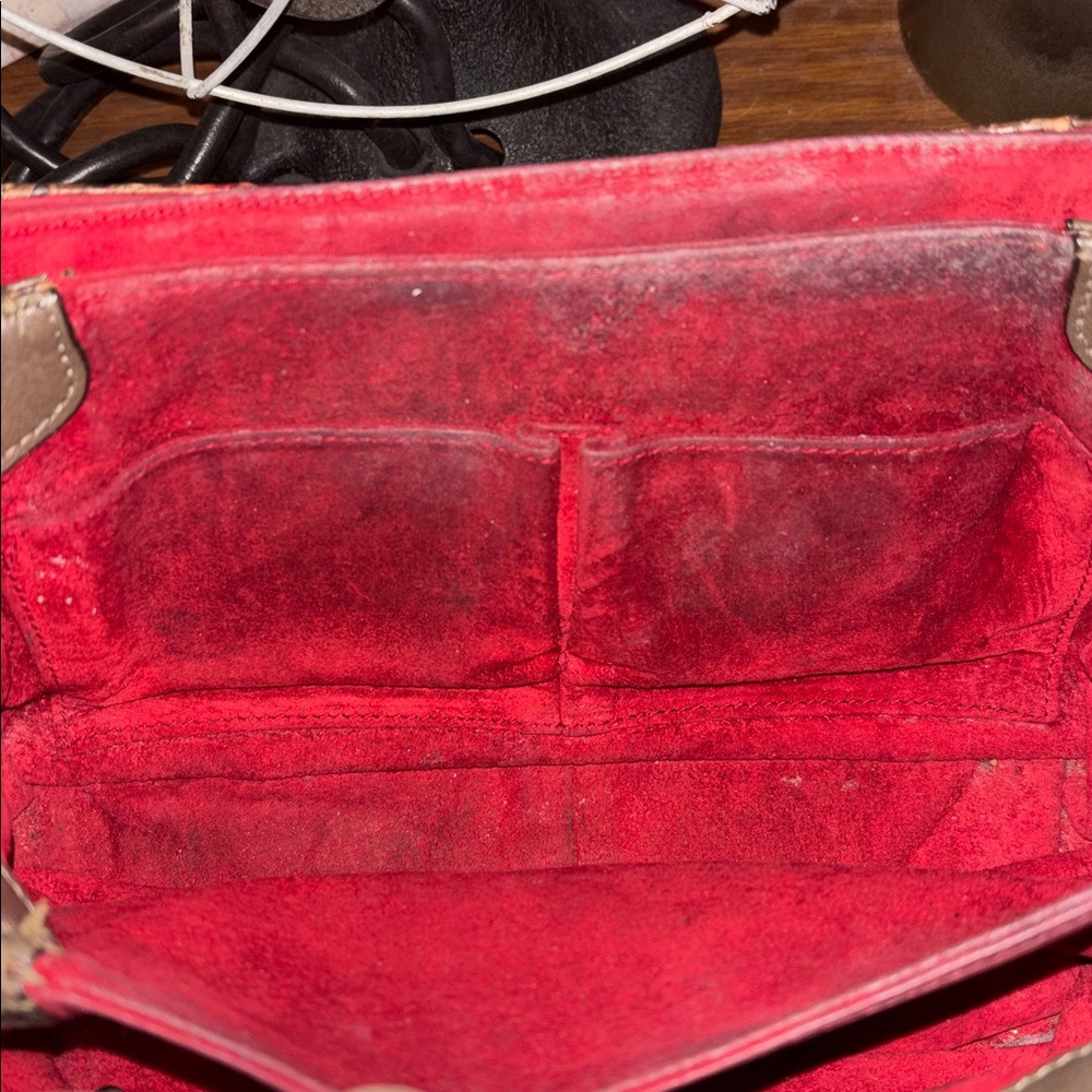 Authentic Bally Python Snake Skin Leather Shoulde… - image 8